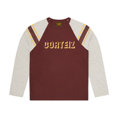 97 HEAVYWEIGHT RAGLAN LS [BURGUNDY]